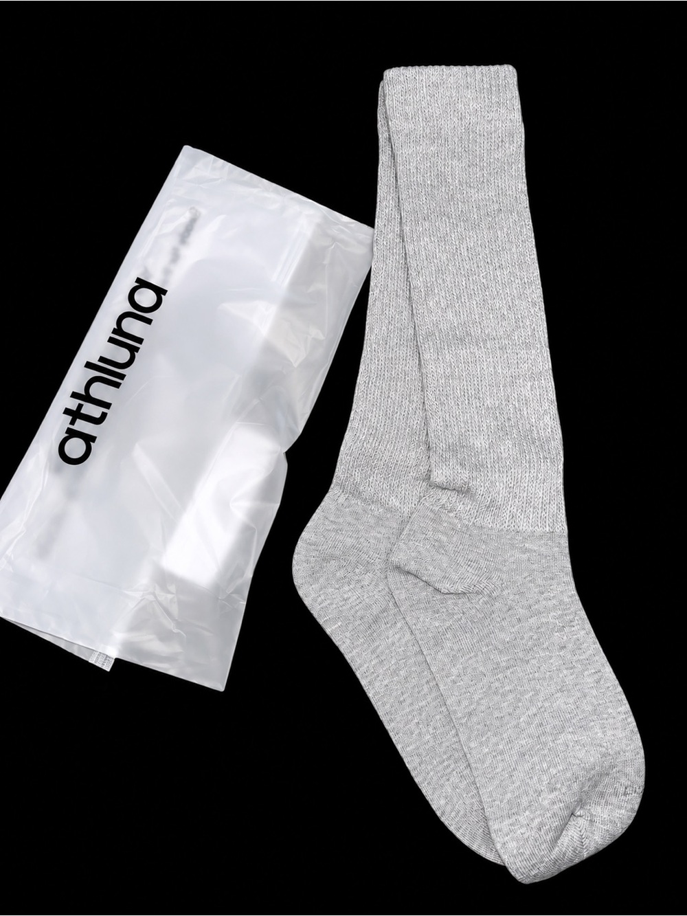 Men's Crew Socks in Heather Gray UNISEX